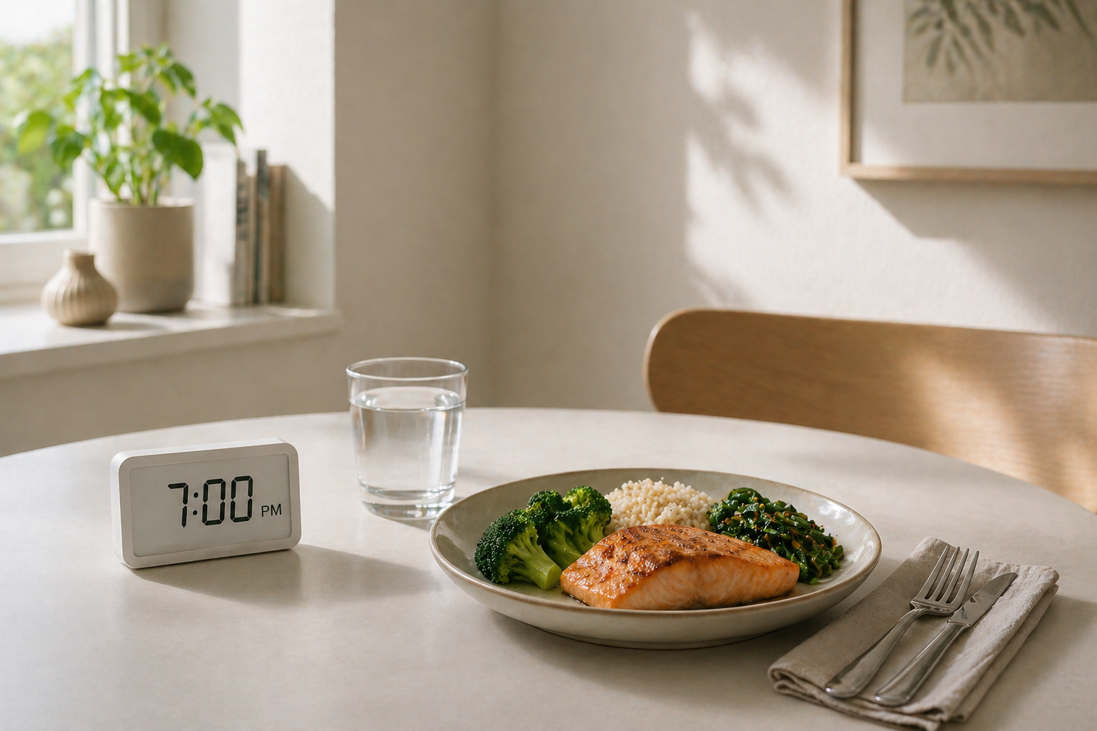 Your sleep problem might be… dinner timing