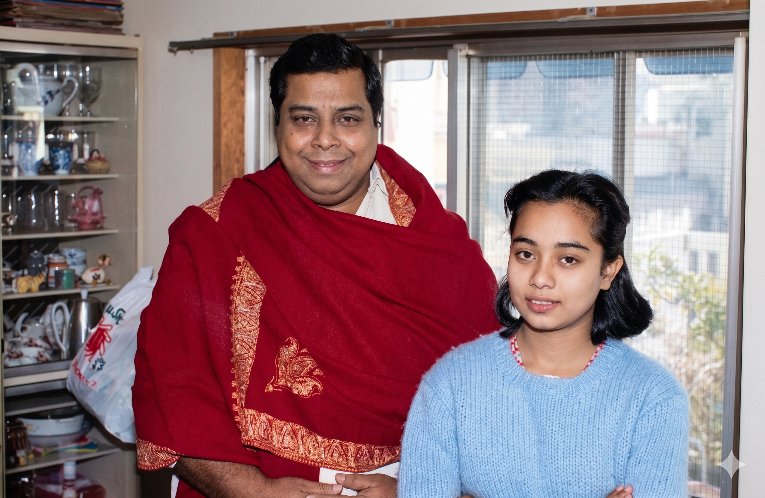 Biswanath Ghosh teaching Soma
